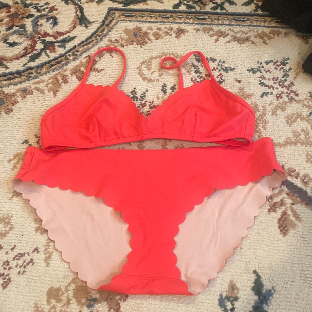 Wore once.  Jcrew two piece